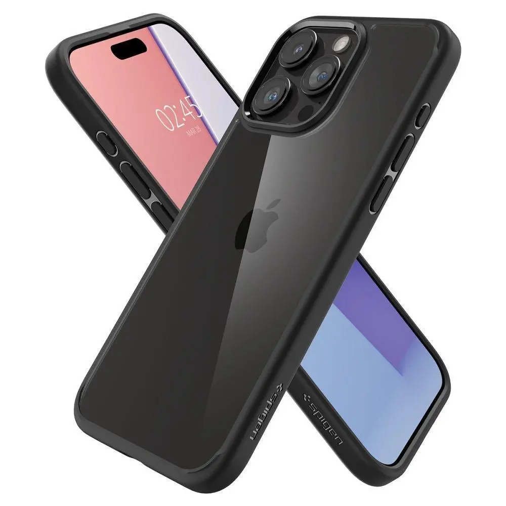 Etui Spigen Ultra Hybrid do iPhone 15 Pro Max Czarny