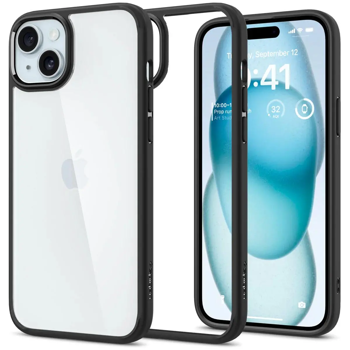 Etui Spigen Ultra Hybrid do iPhone 15 Matte Czarny