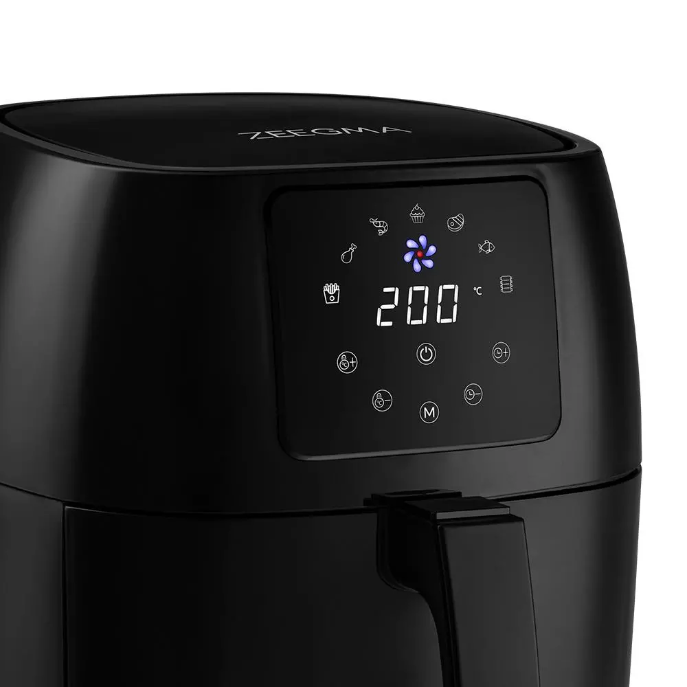 Frytkownica beztłuszczowa Zeegma Knapper Pro Black 1400W 4,5l