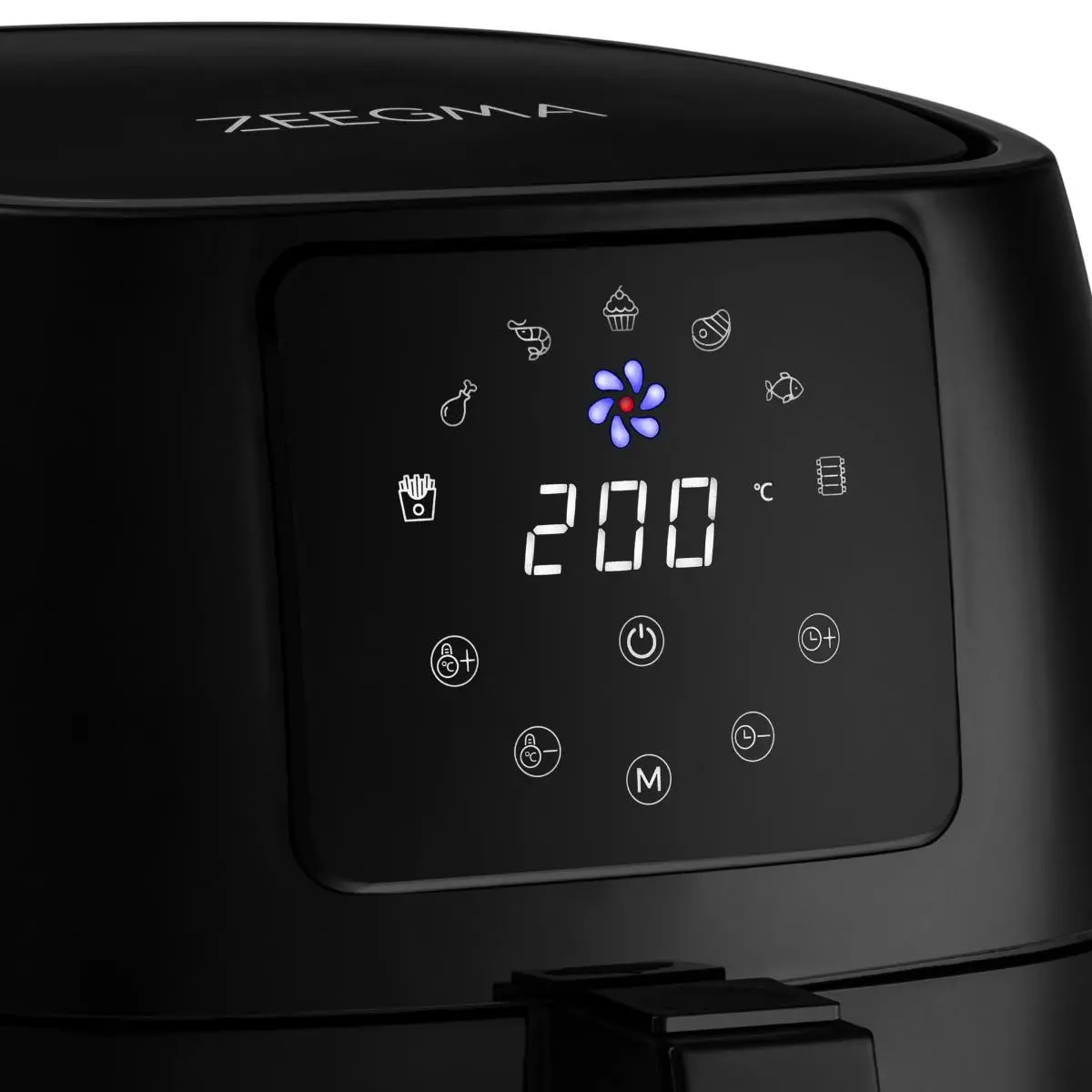 Frytkownica beztłuszczowa Zeegma Knapper Pro Black 1400W 4,5l