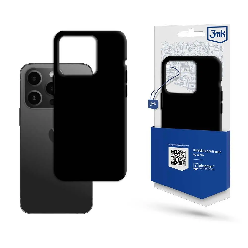 Etui 3mk Matt Case do iPhone 15 Pro Max Czarny