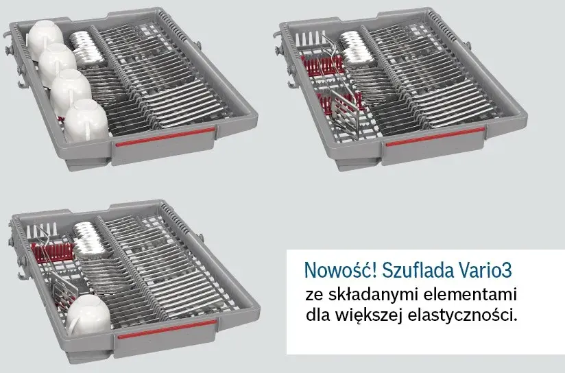 Zmywarka Bosch Serie 4 SPS4HMI49E 45cm Szuflada na sztućce Zdalne sterowanie