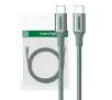 Kabel UGREEN USB-C do USB-C 15310 1m Zielony