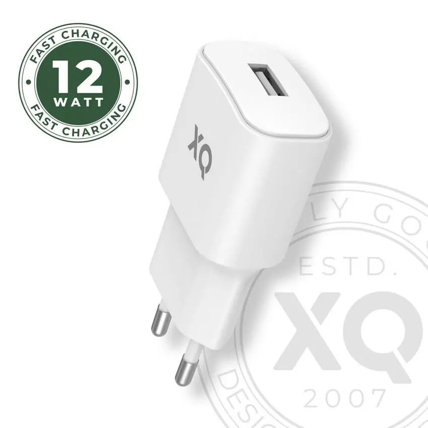 Ładowarka sieciowa Xqisit USB A 2,4 A Biały