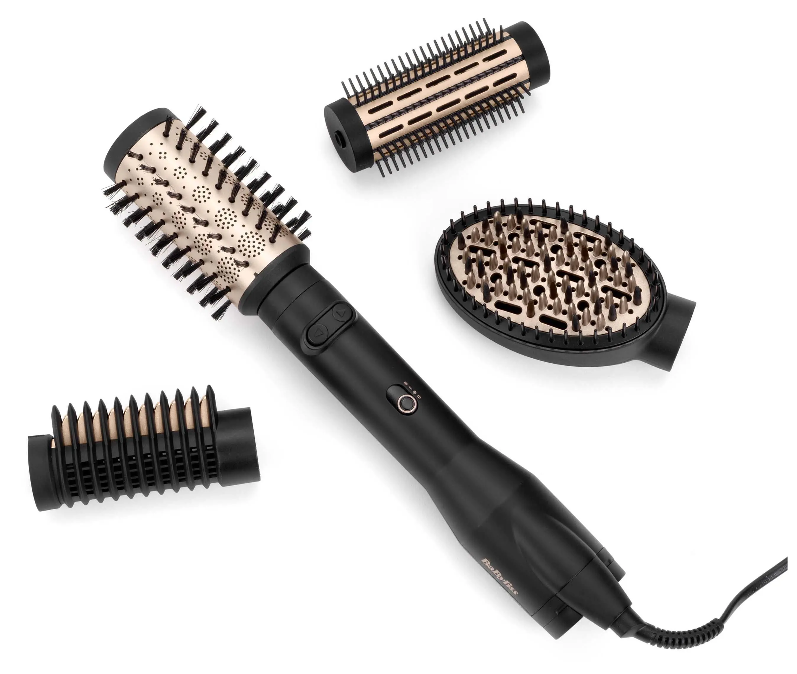 BaByliss Big Hair Luxe AS970E 650W Jonizacja Obrotowa Zimny nawiew Średnica szczotki 38mm 50mm 2 poziomy temperatury