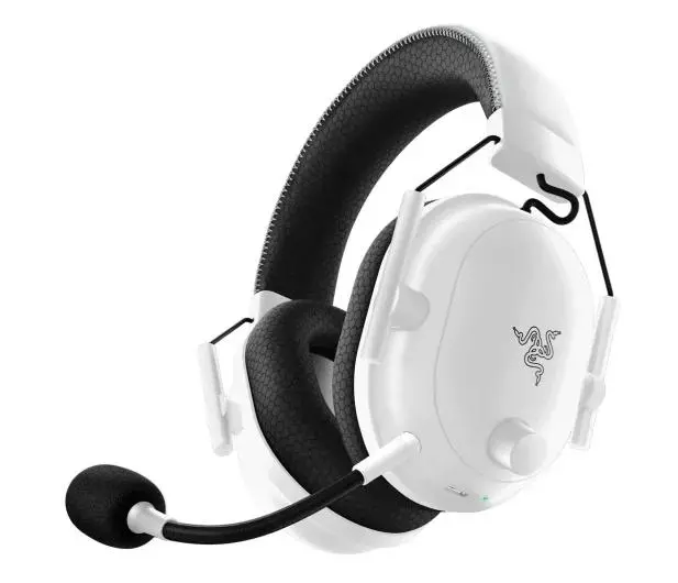 Słuchawki bezprzewodowe z mikrofonem Razer Blackshark V2 Pro 2023 Nauszne Biały