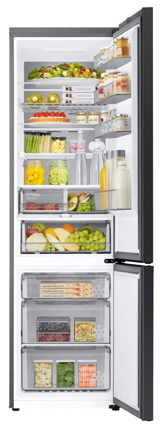 Lodówka Samsung Bespoke RB38C7B6AAP Pełny No Frost 203cm Szuflada z kontrolą wilgotności Satynowy Błękit/Soczysta Brzoskwinia
