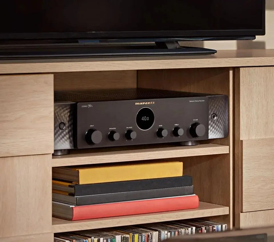 Amplituner Marantz Stereo 70s 2.2-kanałowy Wi-Fi Bluetooth AirPlay Czarny