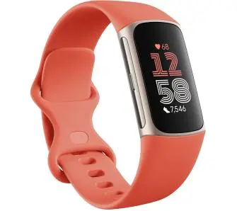 Smartband Fitbit by Google Charge 6 GPS Koralowy