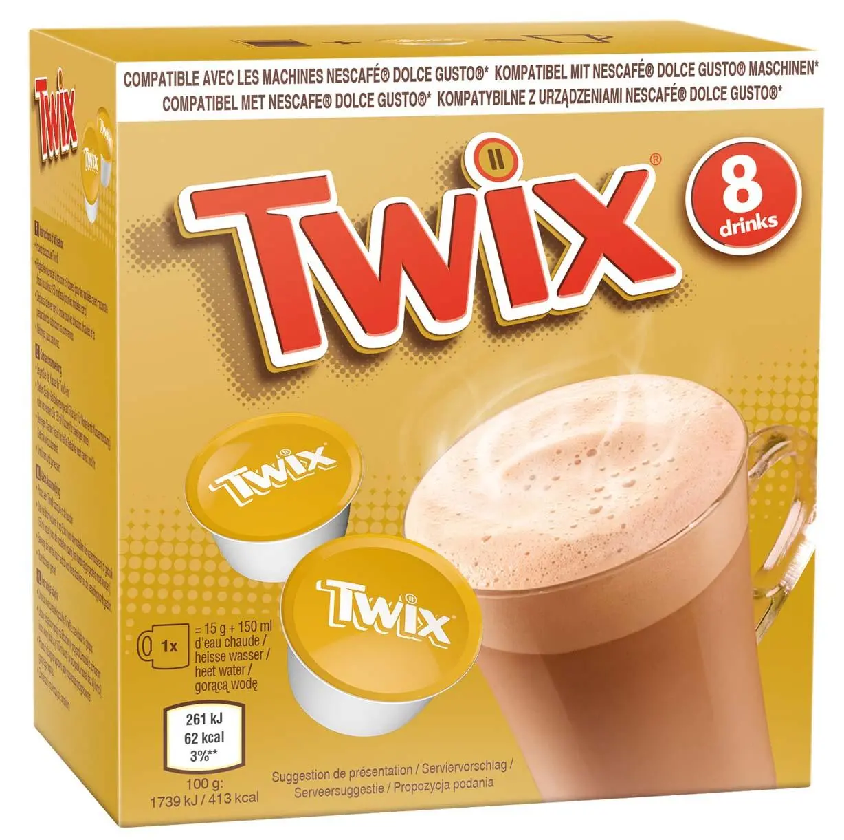 Czekolada Quest Food Twix 8szt.