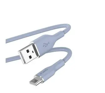 Kabel Puro ICON Soft PUUSBCICONLBLUE USB-A do USB-C do 1,5m Niebieski