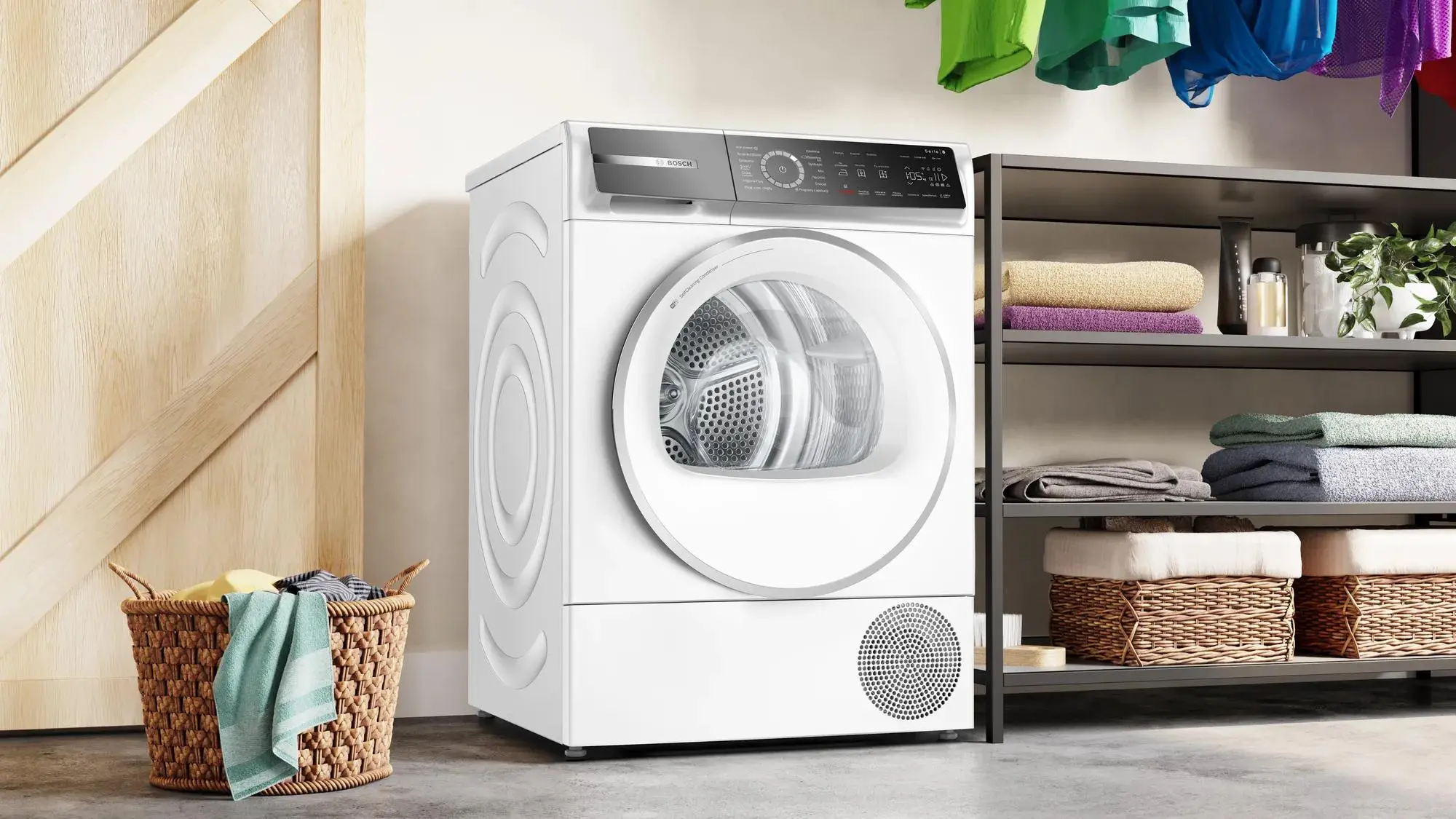 Suszarka Bosch Serie 8 WQB246CPPL 66,2cm 9kg Zdalne sterowanie