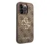 Etui Guess 4G Big Metal Logo GUHCP15L4GMGBR do iPhone 15 Pro Brązowy