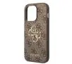 Etui Guess 4G Big Metal Logo GUHCP15L4GMGBR do iPhone 15 Pro Brązowy