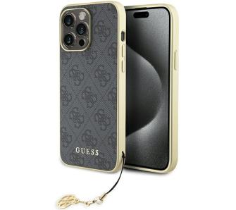 Etui Guess 4G Charms Collection GUHCP15XGF4GGR do iPhone 15 Pro Max Szary