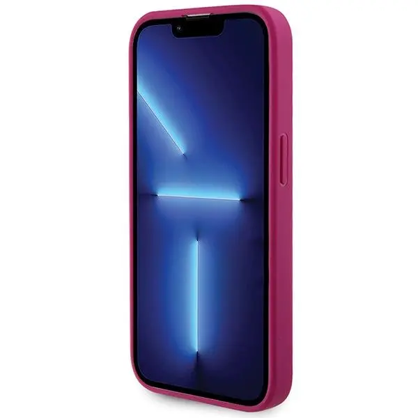 Etui Guess Strass Metal Logo GUHCP15LPS4DGPP do iPhone 15 Pro Różowy