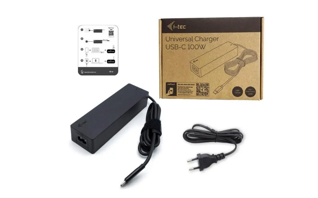 Zasilacz do laptopa i-Tec CHARGER-C USB-C PD 3.0 100W