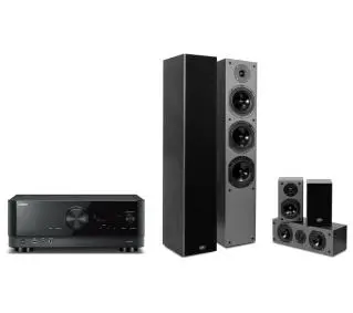 Комплект кінотеатру Yamaha MusicCast RX-V4A Czarny, Prism Audio Falcon HT500 Czarny