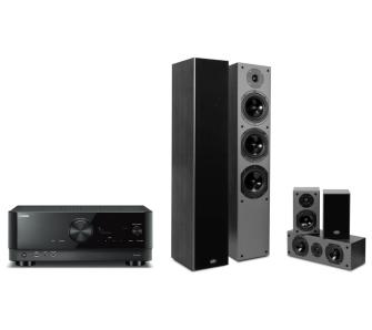 Zestaw kina Yamaha MusicCast RX-V4A (czarny), Prism Audio Falcon HT500 (czarny)