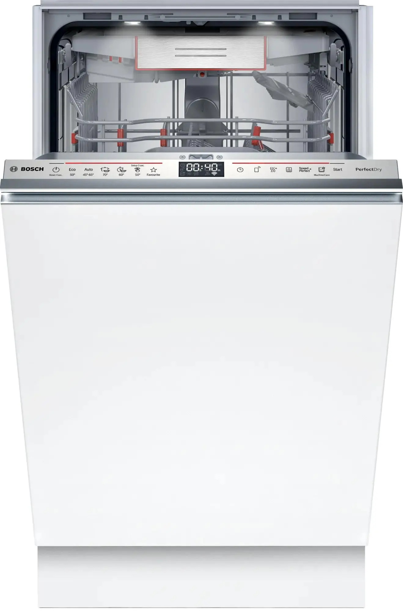 Bosch Serie 6 SPV6YMX08E 44,8cm Szuflada na sztućce Zdalne sterowanie