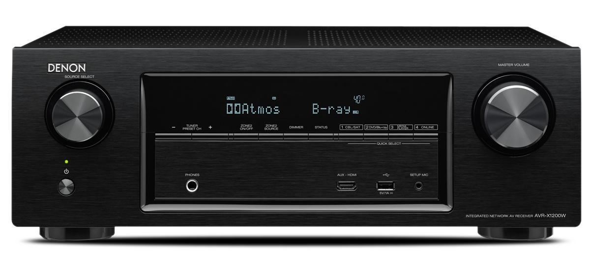 Zestaw kina Denon AVR-X1200W, Obsidian 600 HCP 5.0 (czarny)