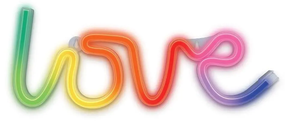Neon Forever LED RGB Love RTV100438