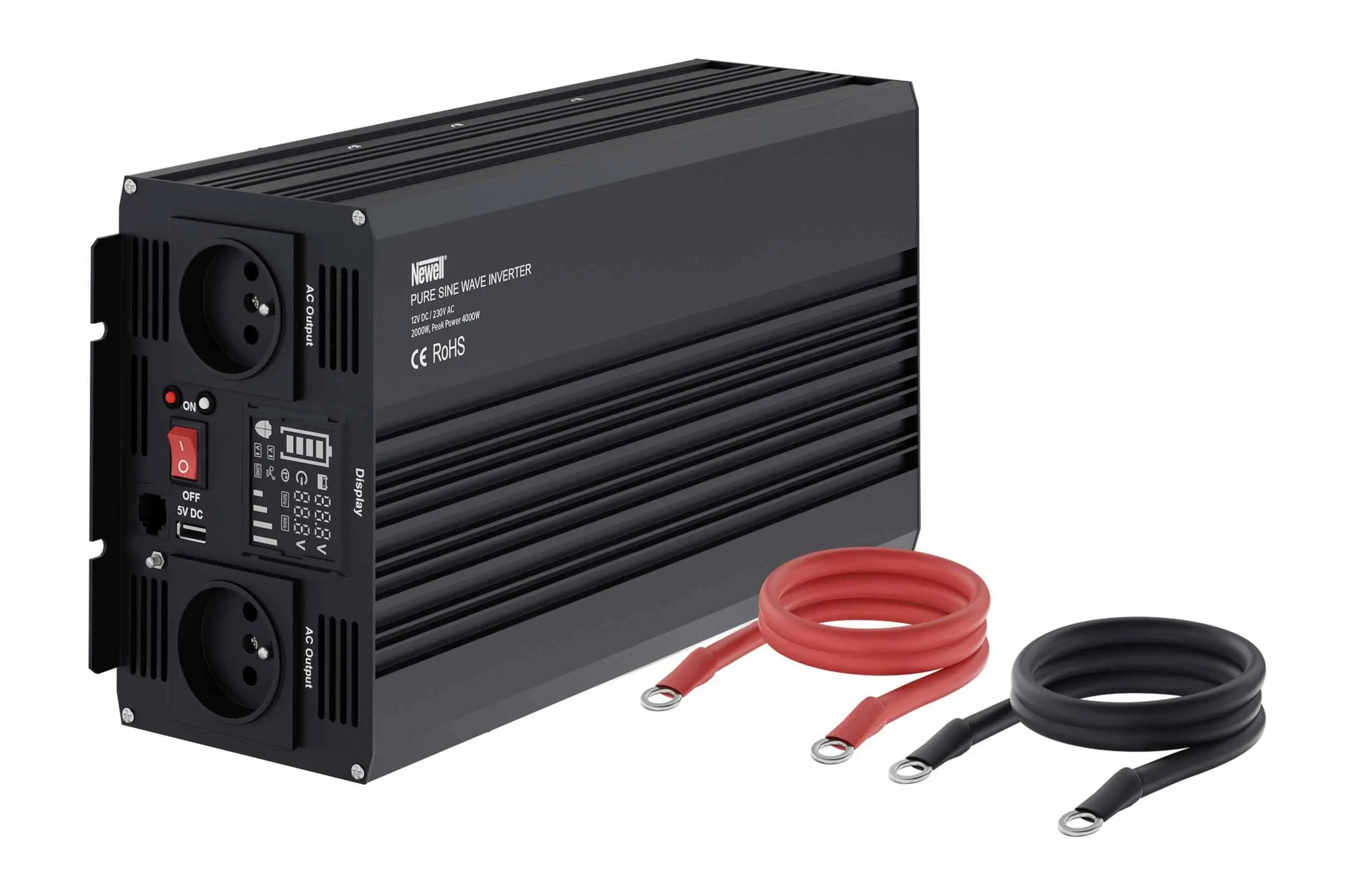 Przetwornica Newell NL3681 12V/230V 2000W/4000W czysta sinusoida