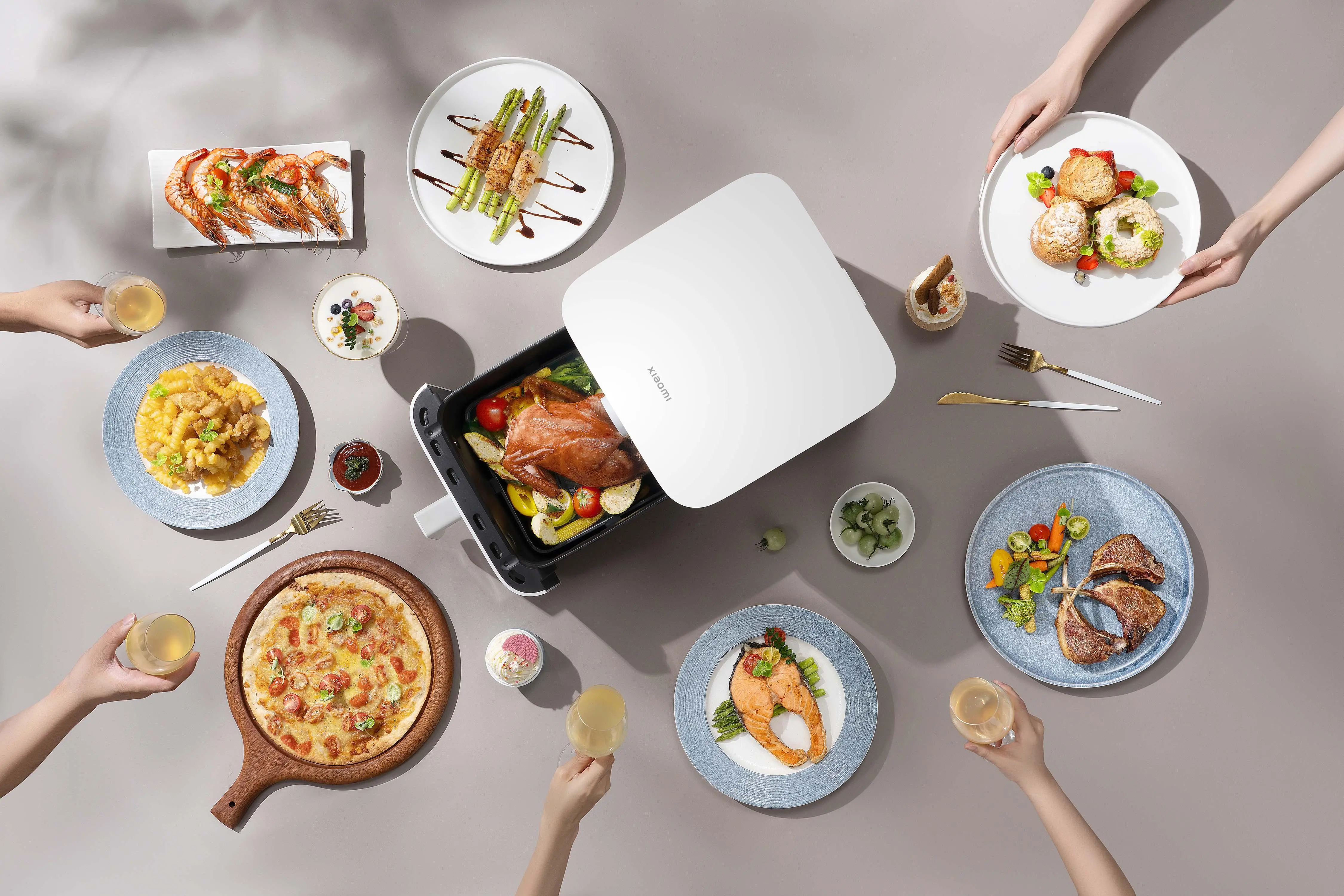Frytkownica beztłuszczowa Xiaomi Mi Smart 6,5l 1800W 6,5l Aplikacja mobilna
