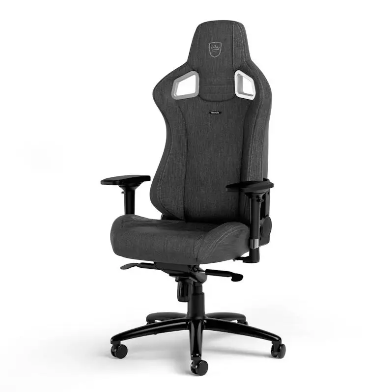 Fotel Noblechairs EPIC TX Gamingowy do 120kg Tkanina Antracyt
