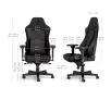 Fotel Noblechairs HERO Black Red Gamingowy do 150kg Skóra ECO Czarno-czerwony