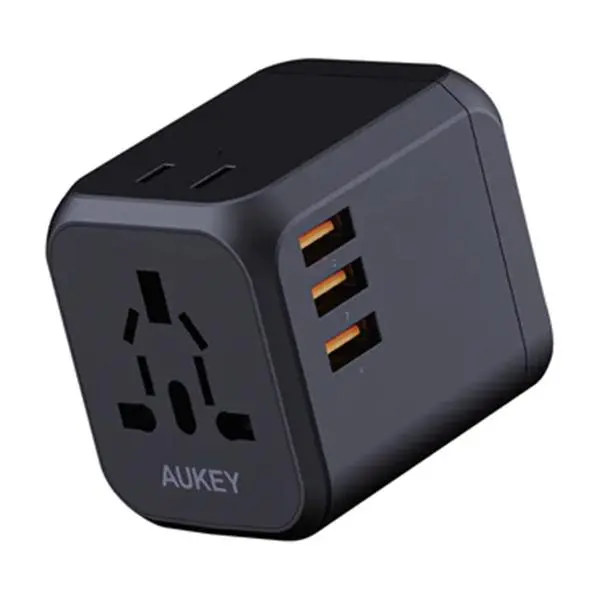 Ładowarka podróżna Aukey PA-TA04 PD 30W 3x USB-A, 1x USB-C