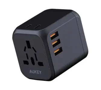 Ładowarka podróżna Aukey PA-TA04 PD 30W 3x USB-A, 1x USB-C