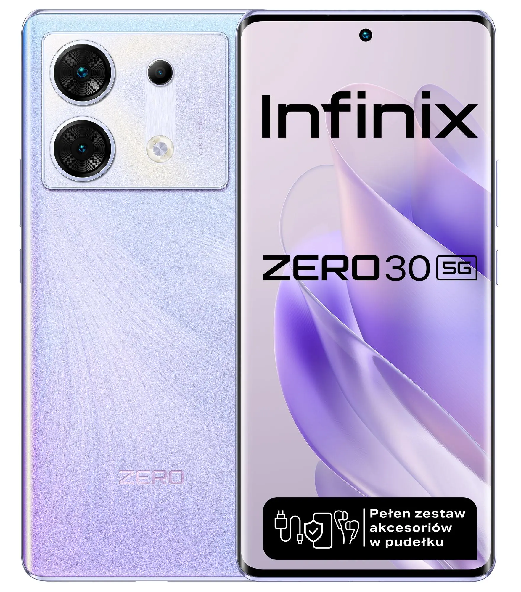 Smartfon Infinix Zero 30 5G 12/256GB 6,78" 108Mpix Purpurowy