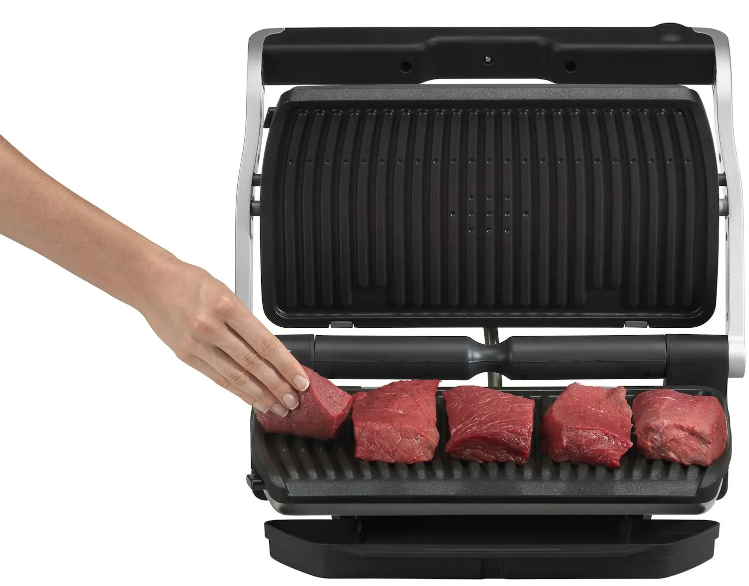 Grill elektryczny Tefal OptiGrill + XL GC722D 800cm2 Programy automatyczne