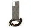 Etui Guess Crossbody Cord 4G Print GUHCP15SHC4SEW do iPhone 15/14/13 Brązowy