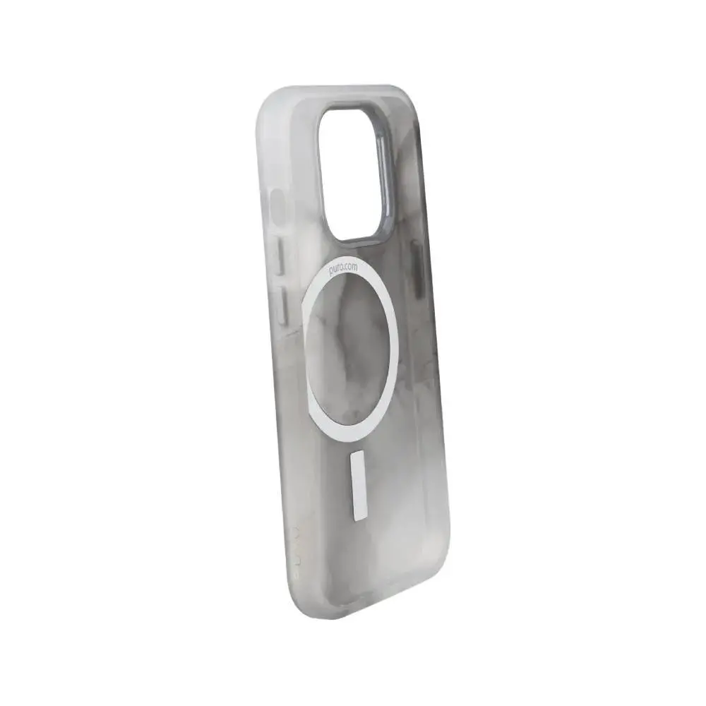Etui Puro Aqua do iPhone 15 Pro Max Srebrny