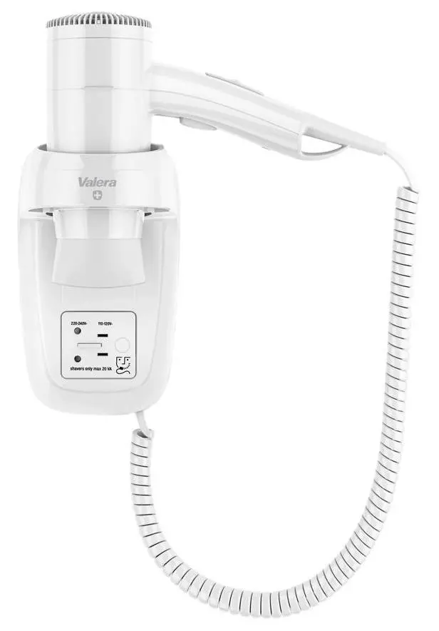 Suszarka hotelowa Valera Premium Smart 1600 533.05/044.05 Zimny nawiew 1600W 2 prędkości 3 temperatury