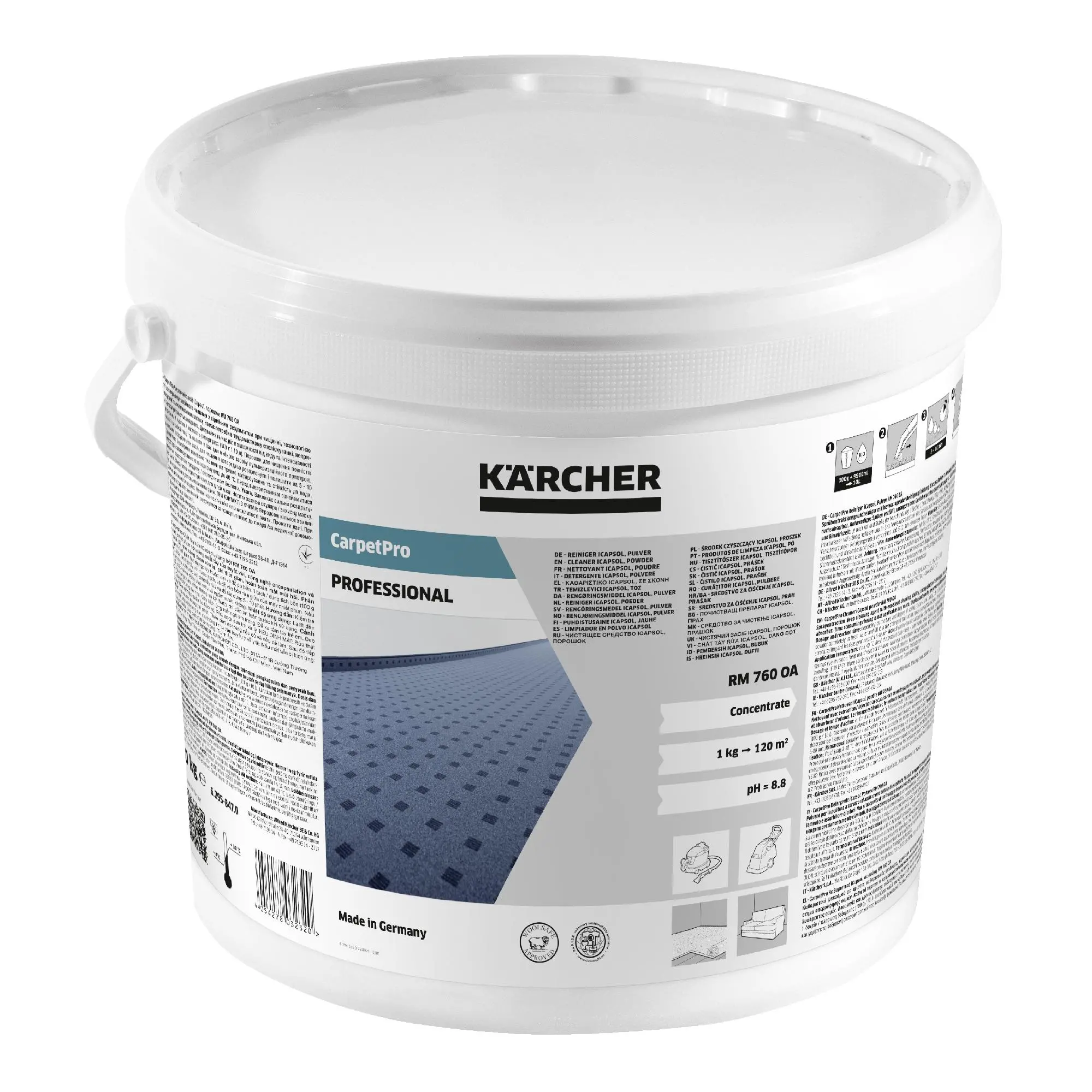 Środek czyszczący Karcher CarpetPro RM 760 iCapsol OA 6.295-847.0 10kg