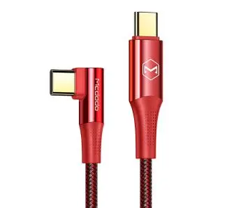 Kabel Mcdodo USB-C do USB-C CA-8321 100W 90 1,2m Czerwony