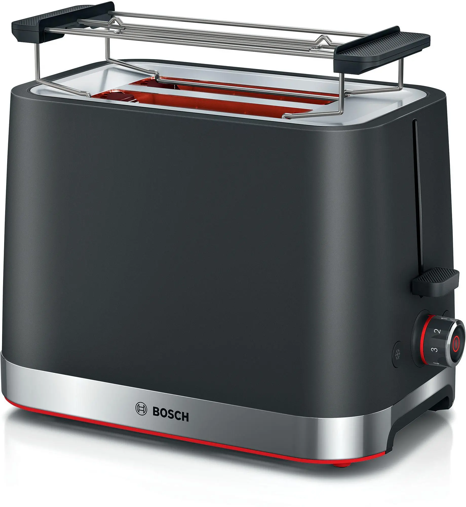Toster Bosch TAT4M223 Ruszt do bułek Rozmrażanie 950W