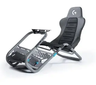 Крісло Playseat® Trophy Logitech G Edition Wyścigowy до 163kg Tkanina Skóra ECO Szary