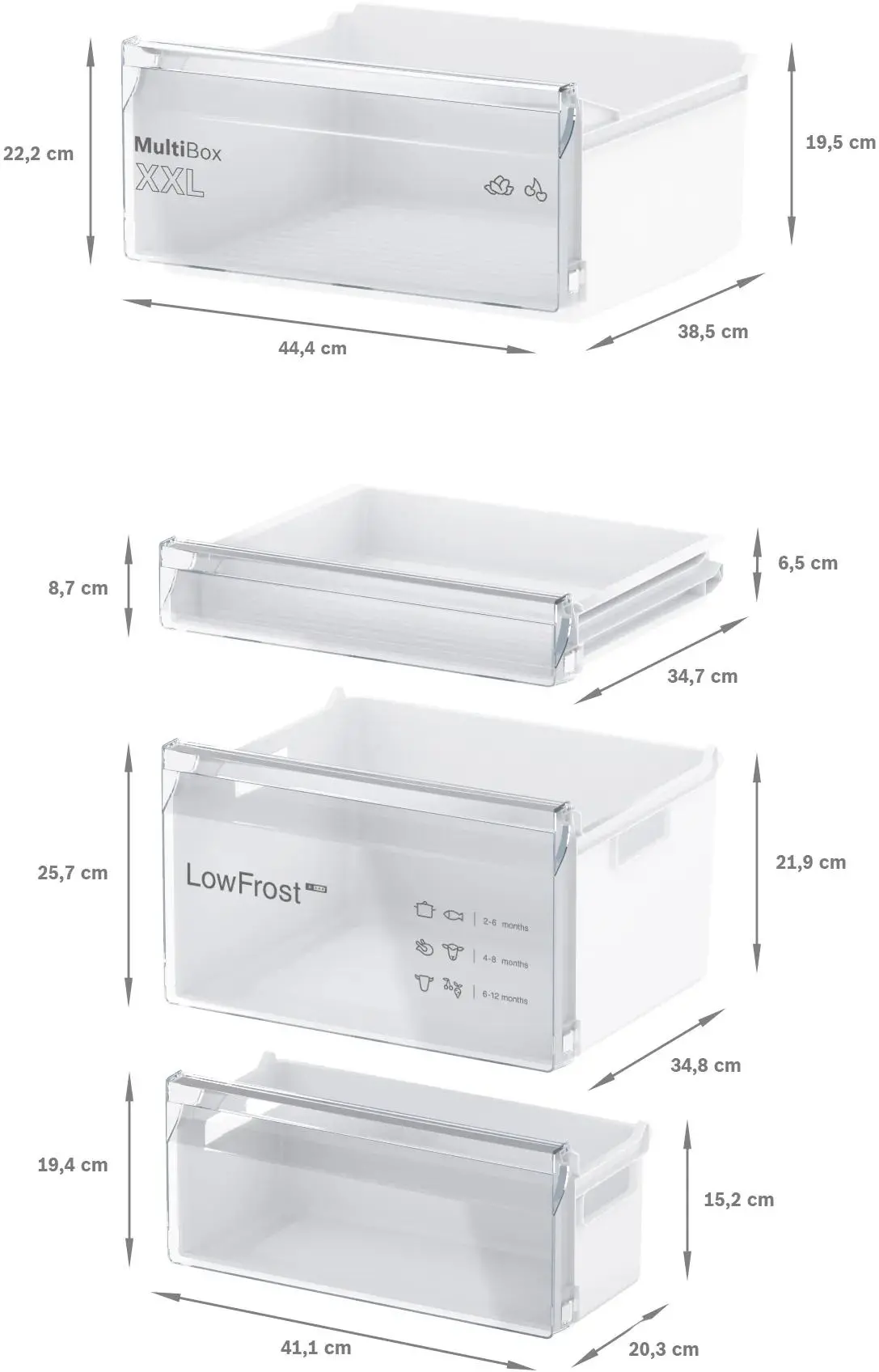 Lodówka Bosch KIV865SE0 177,2cm