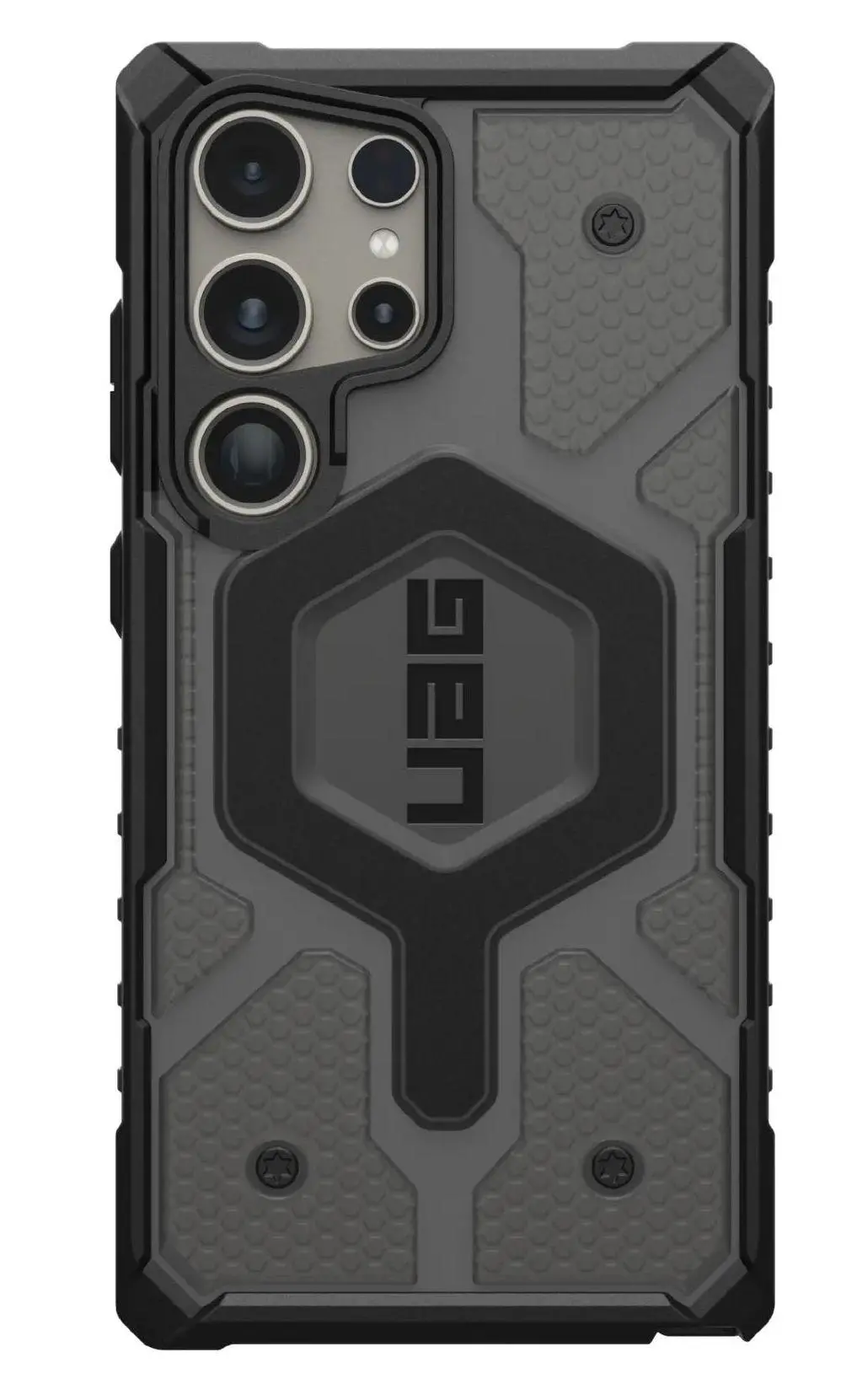 Etui UAG Pathfinder Clear Pro Case do Galaxy S24 Ultra z wbudowanym modułem magnetycznym ash