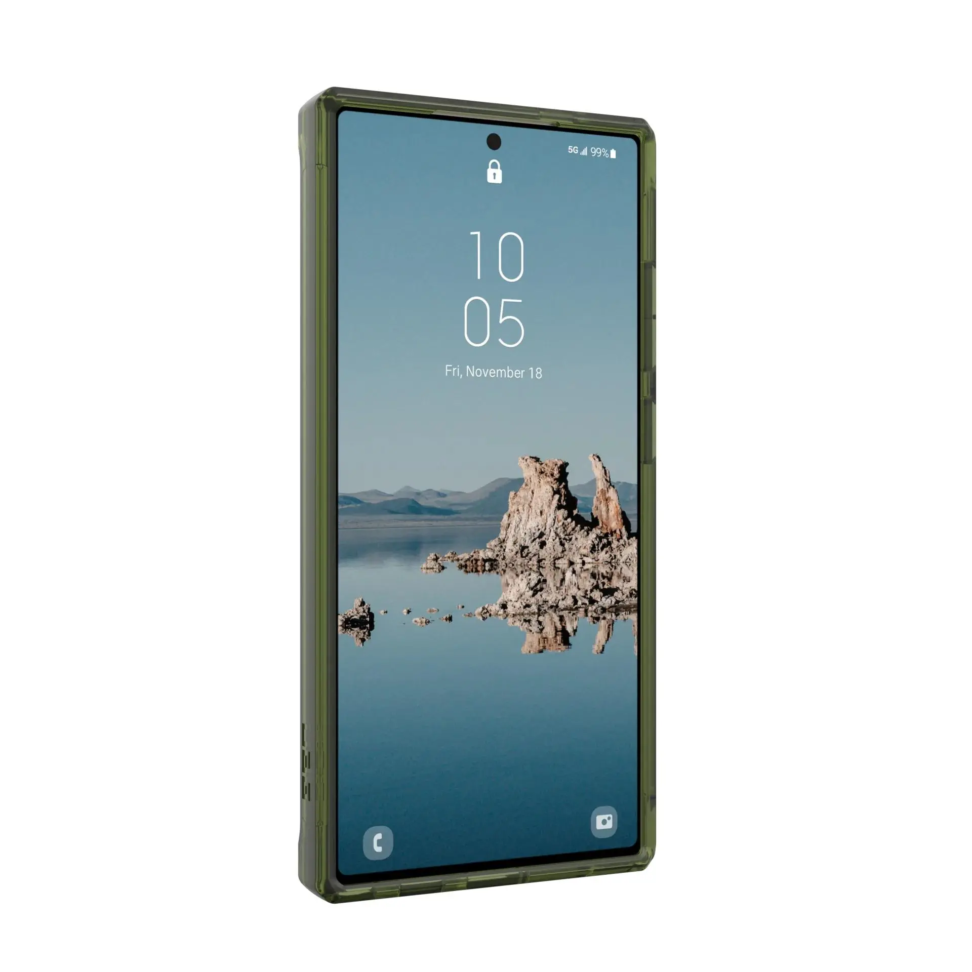 Etui UAG Plyo Pro Case do Galaxy S24 Ultra z wbudowanym modułem magnetycznym ice olive