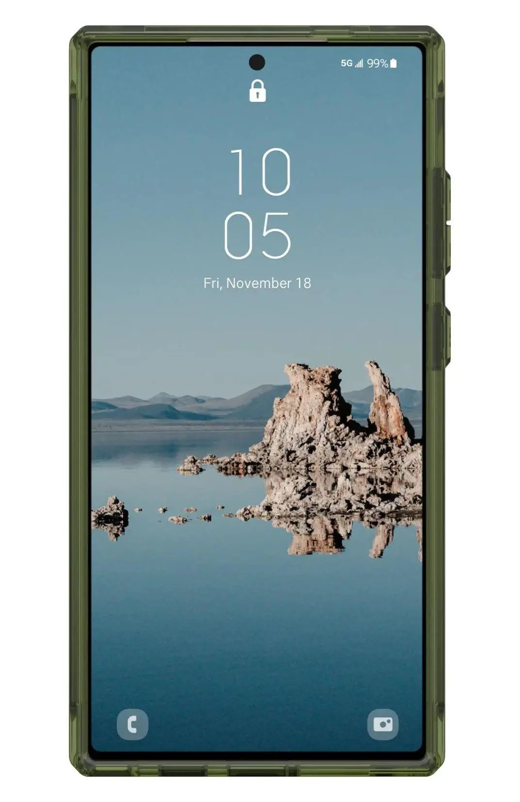 Etui UAG Plyo Pro Case do Galaxy S24 Ultra z wbudowanym modułem magnetycznym ice olive
