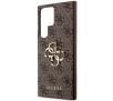 Etui Guess 4G Big Metal Logo GUHCS24L4GMGBR do Samsung Galaxy S24 Ultra Brązowy