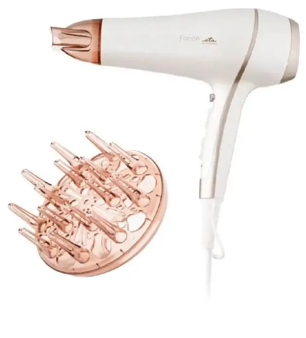 Suszarka do włosów ETA Fenite 732090000 Jonizacja Dyfuzor Zimny nawiew 2400W 2 prędkości 3 temperatury