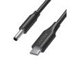 Kabel zasilający Unitek C14120BK do laptopa Dell 65W USB-C - DC 4,5 mm 1,8m Czarny