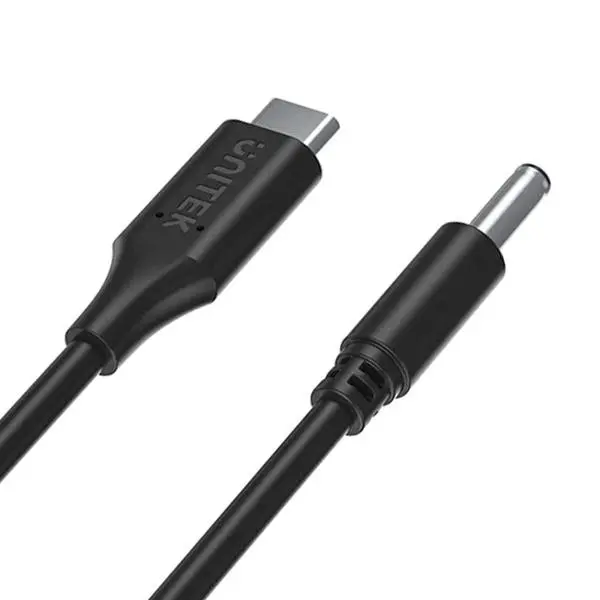 Kabel zasilający Unitek C14120BK do laptopa Dell 65W USB-C - DC 4,5 mm 1,8m Czarny