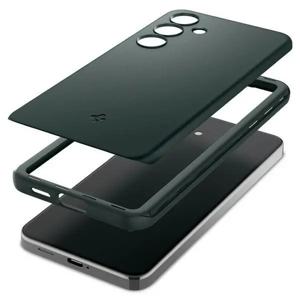 Etui Spigen Thin Fit ACS07342 do Galaxy S24 Zielony